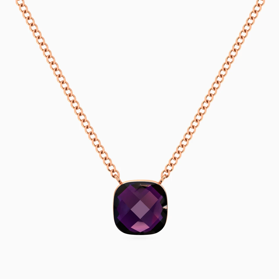Dark Stone Gold Plated Chain Necklace Dark Stone Gold Plated Chain Necklace