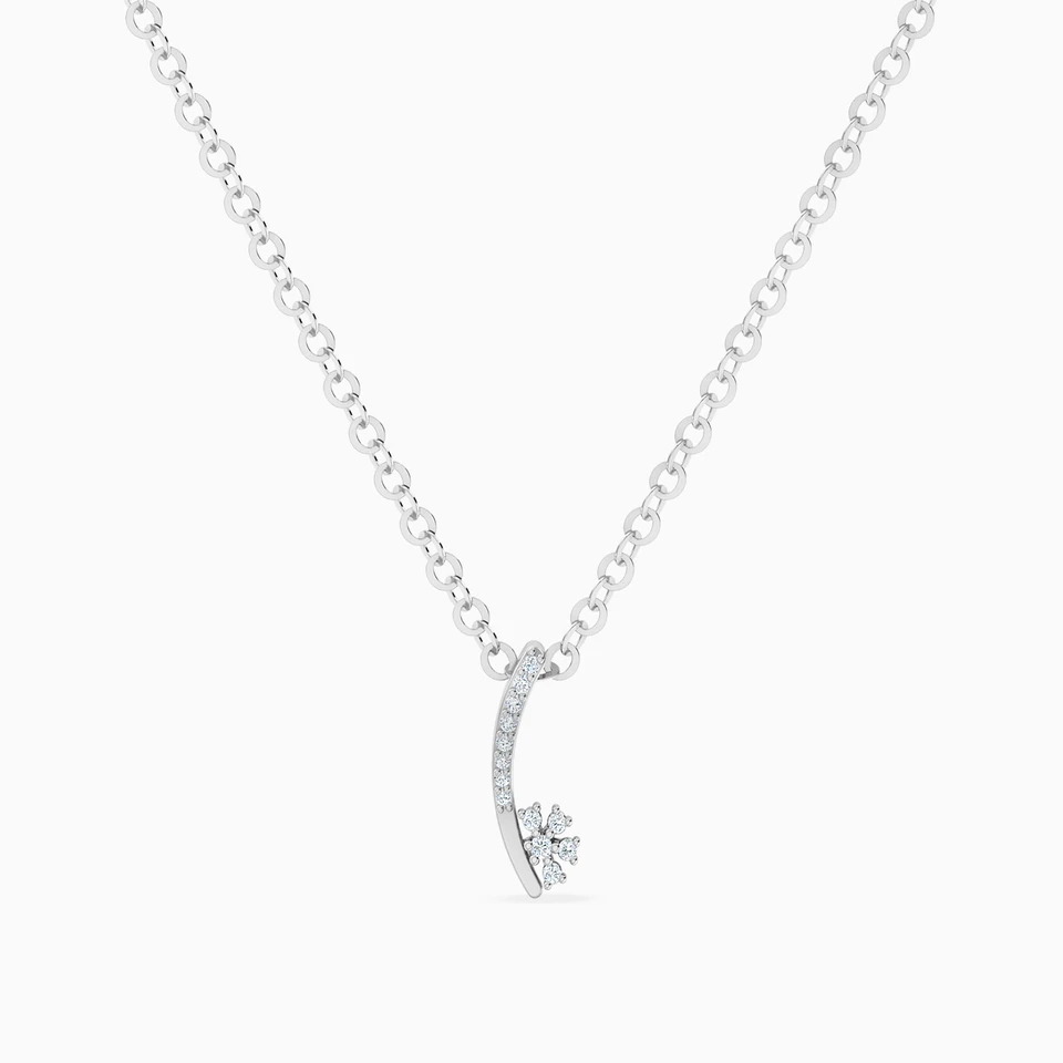 Dandelion Flower Diamond Necklace in 18K Gold Dandelion Flower Diamond Necklace in 18K Gold