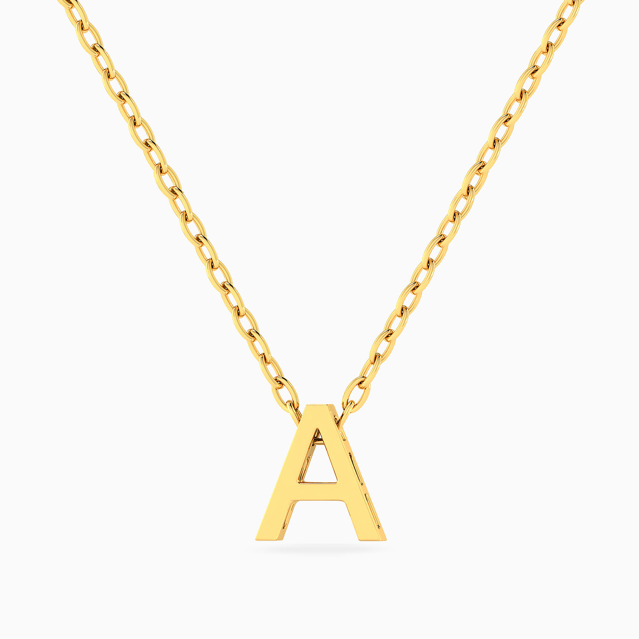 18K Gold Pendant Necklace