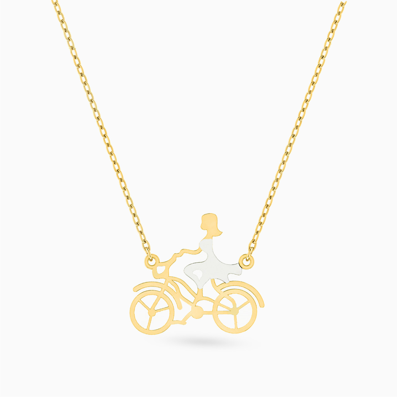 18K Gold Pendant Necklace