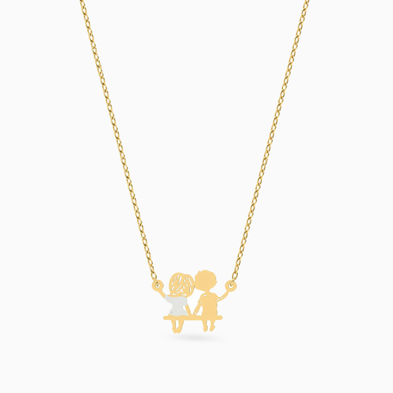 18K Gold Pendant Necklace