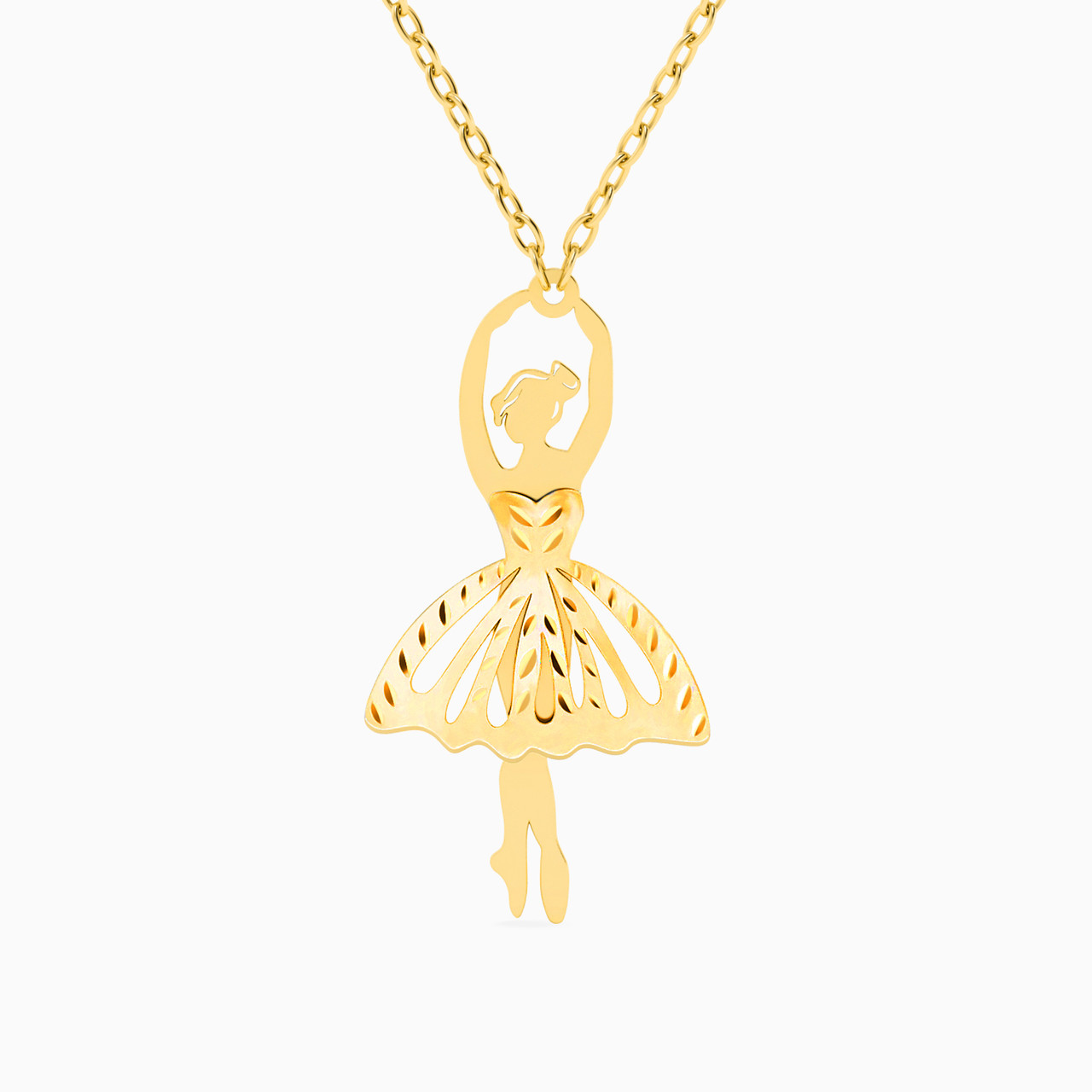 18K Gold Pendant Necklace