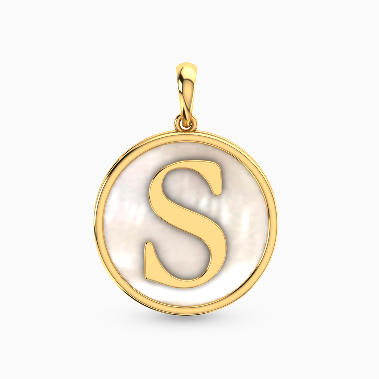 18K Gold Pearls Pendant