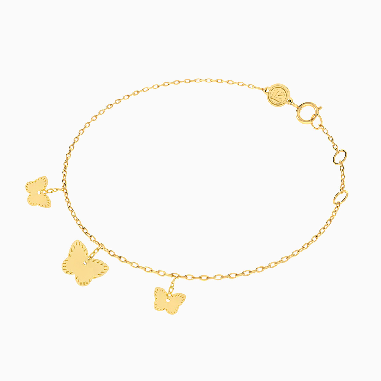 18K Gold Chain Bracelet