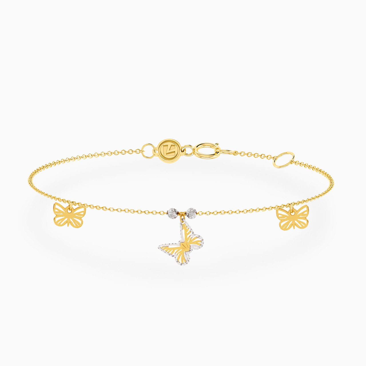 18K Gold Chain Bracelet