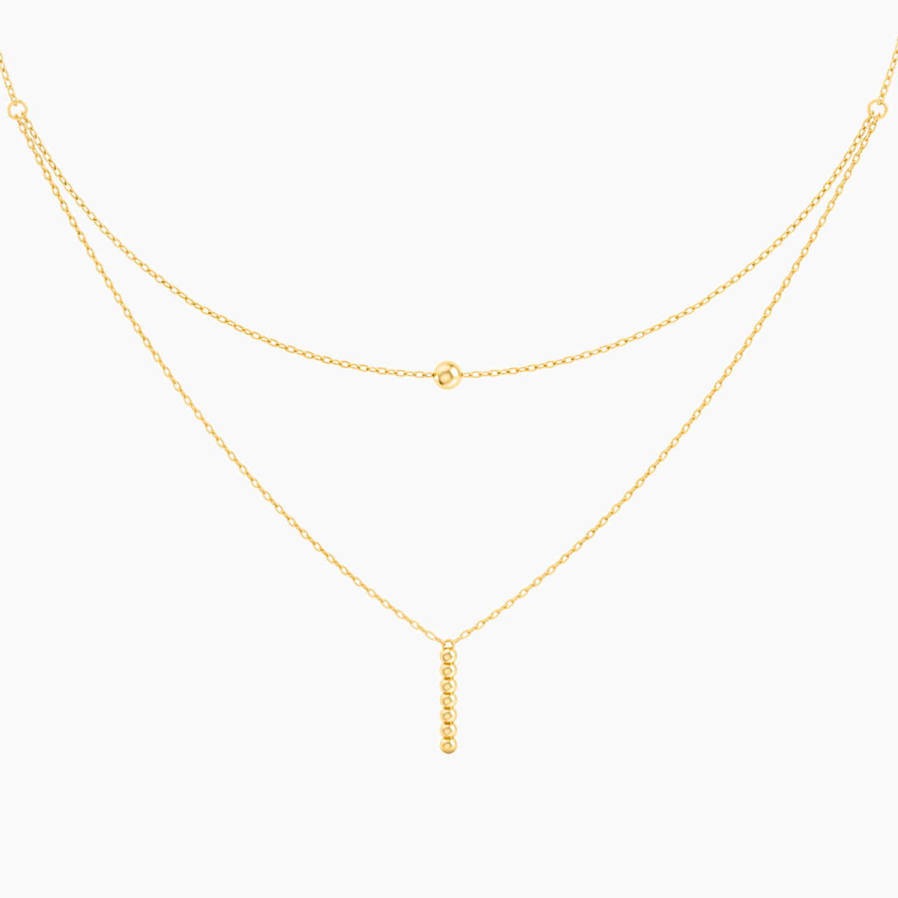 18K Gold Layered Necklace