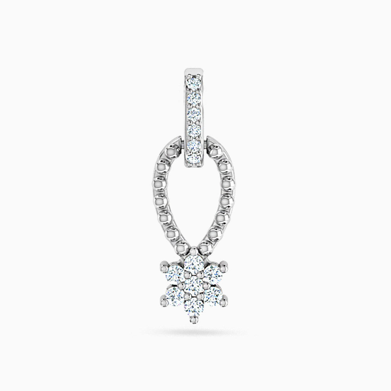 18K Gold Diamond Pendant