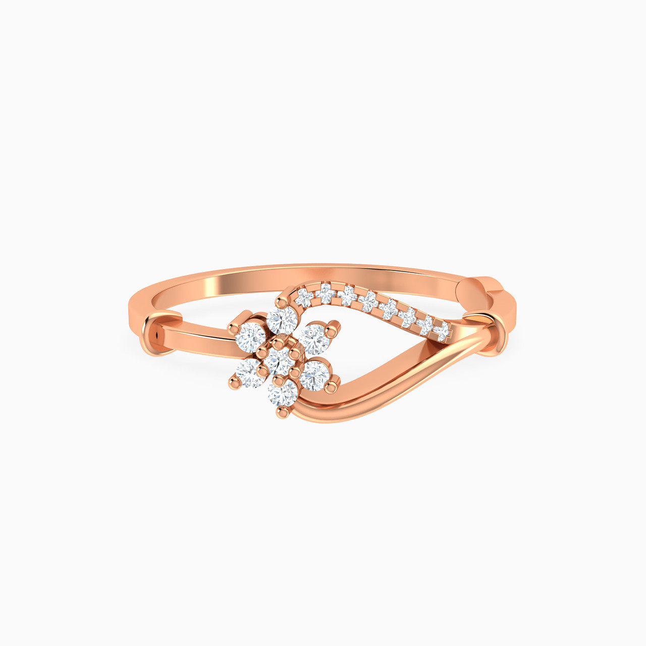 18K Gold Diamond Statement Ring