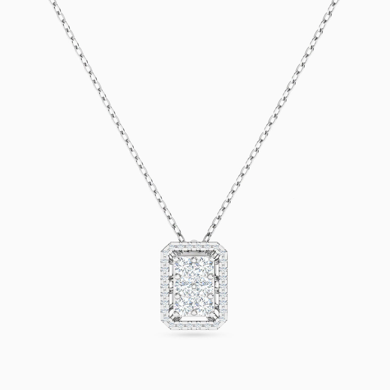 18K Gold Diamond Pendant