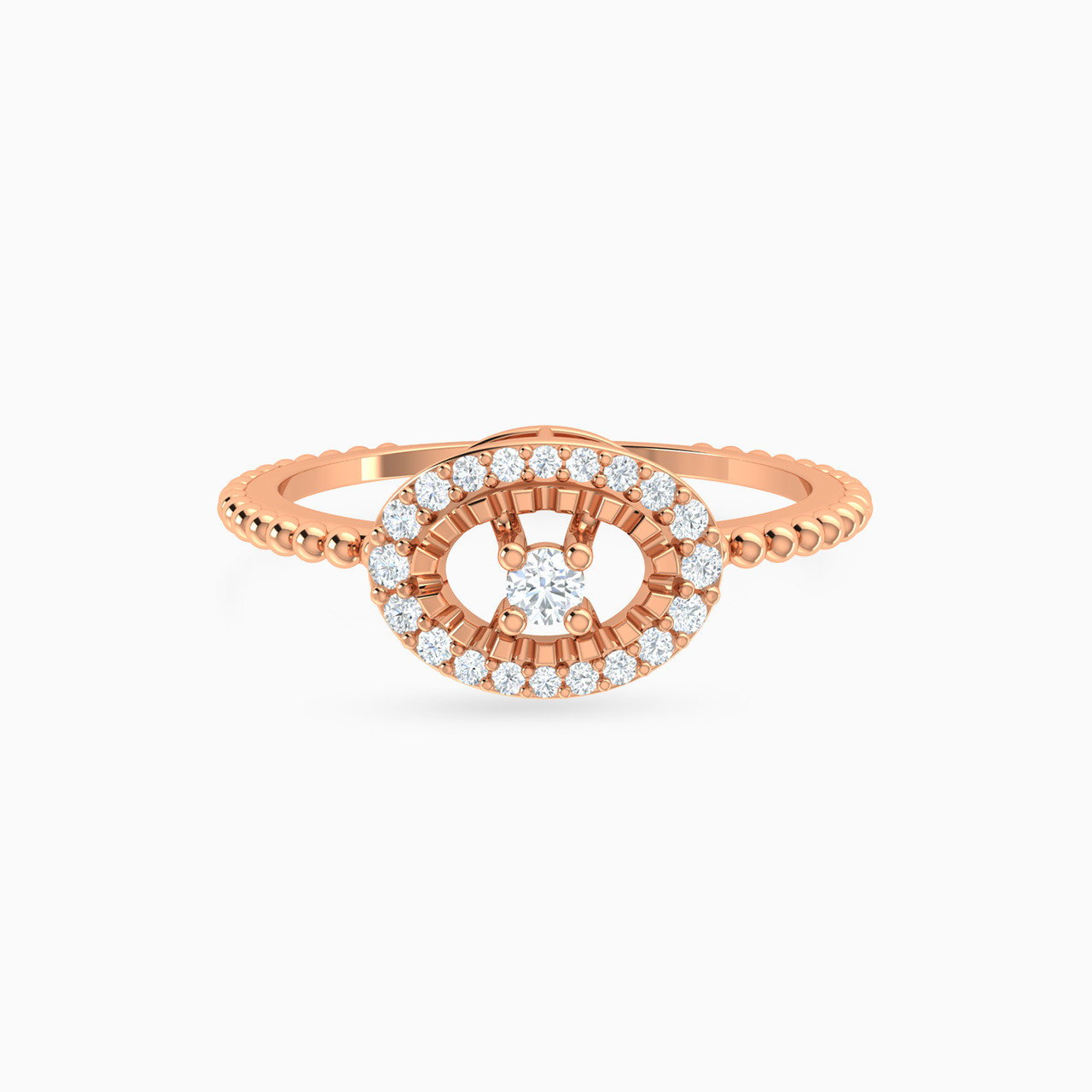 18K Gold Diamond Statement Ring