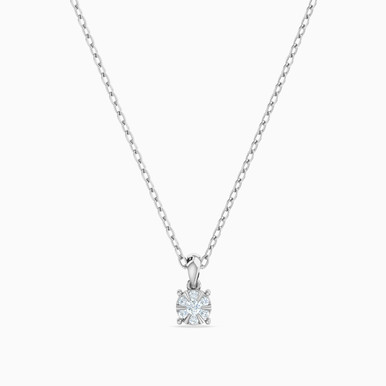 Circle Diamond Necklace in 18K Gold - 144500303741451