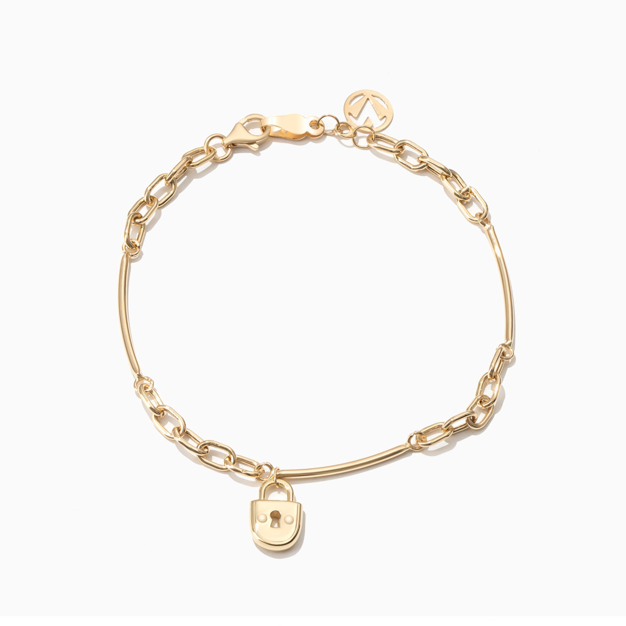 18K Gold Chain Bracelet