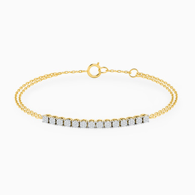 Circle Chain Bracelet in 18K Gold - 141360300252181