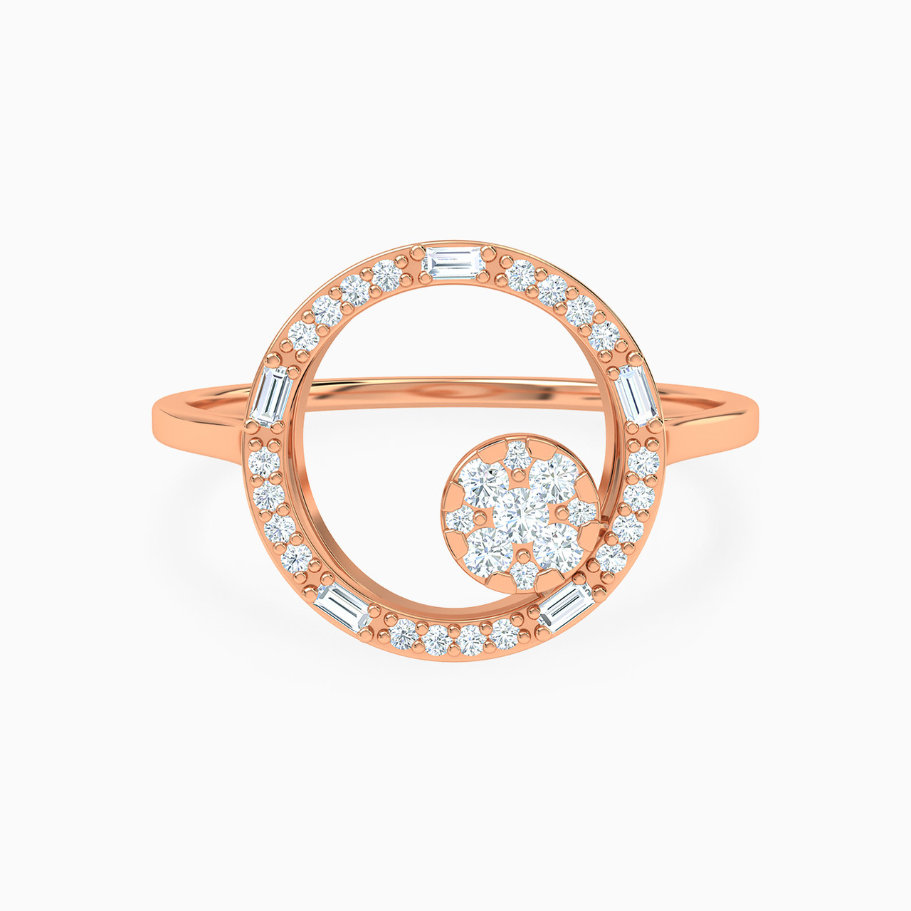 18K Gold Diamond Statement Ring