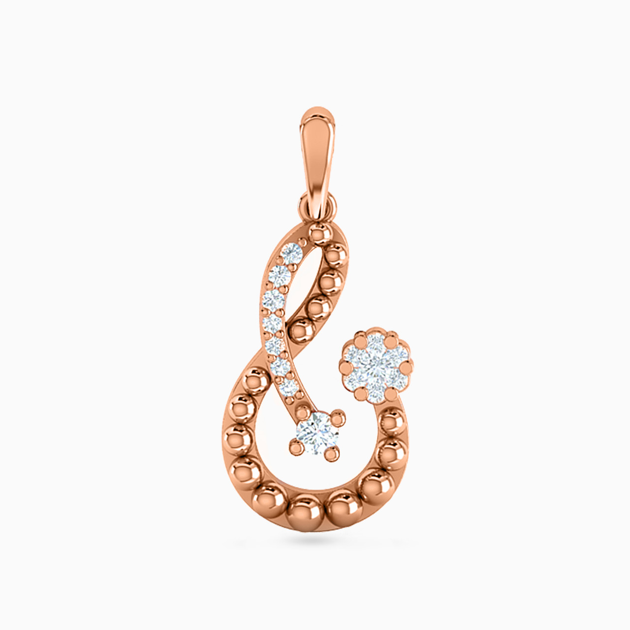 18K Gold Diamond Pendant