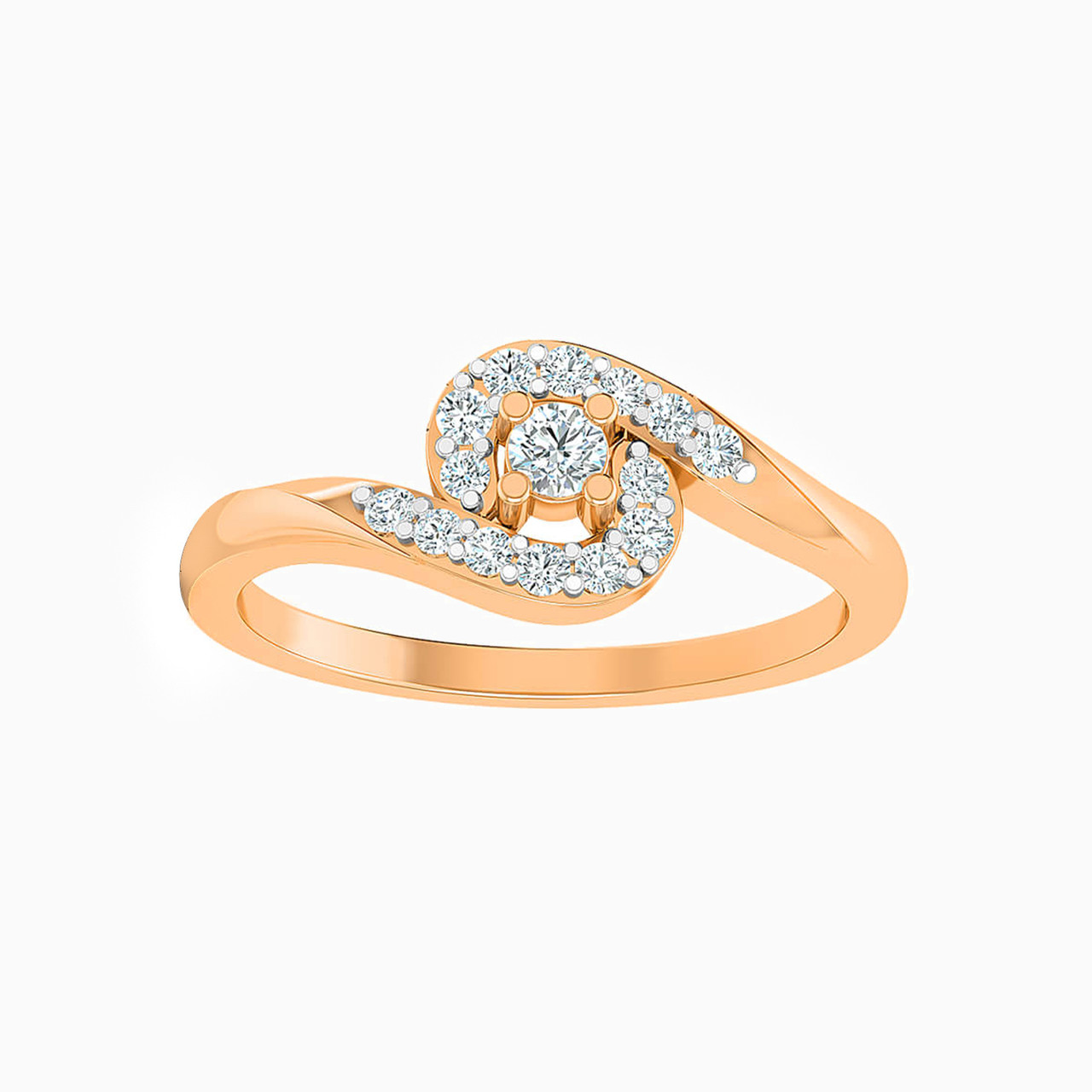 18K Gold Diamond Statement Ring