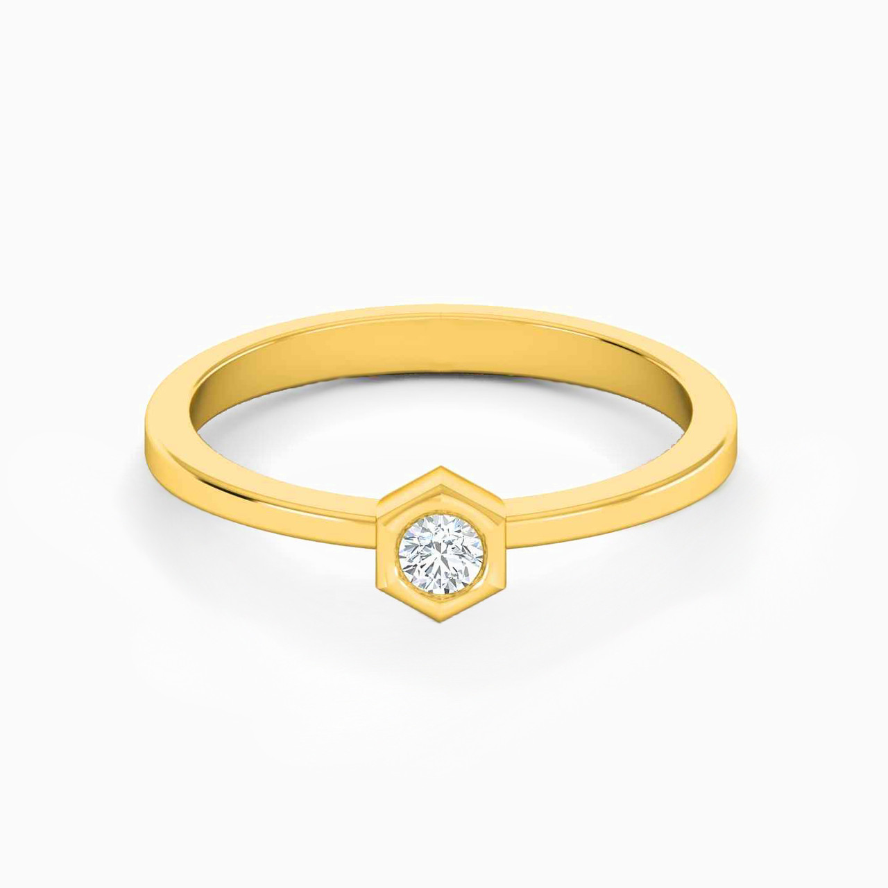 18K Gold Diamond Statement Ring