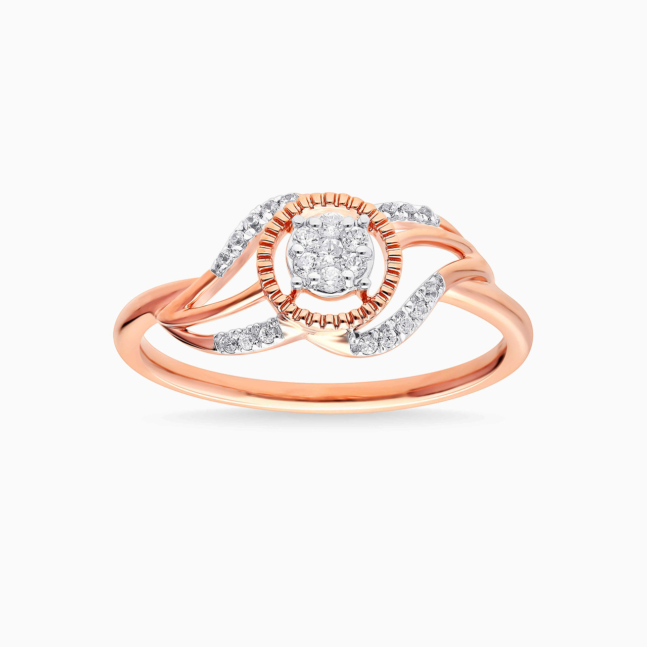 18K Gold Diamond Statement Ring