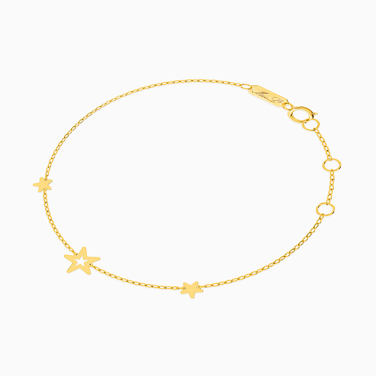 18K Gold Chain Bracelet