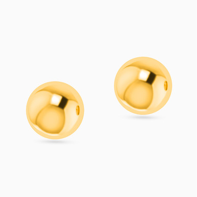Round Stud Earrings in 18K Gold - 112031100462001