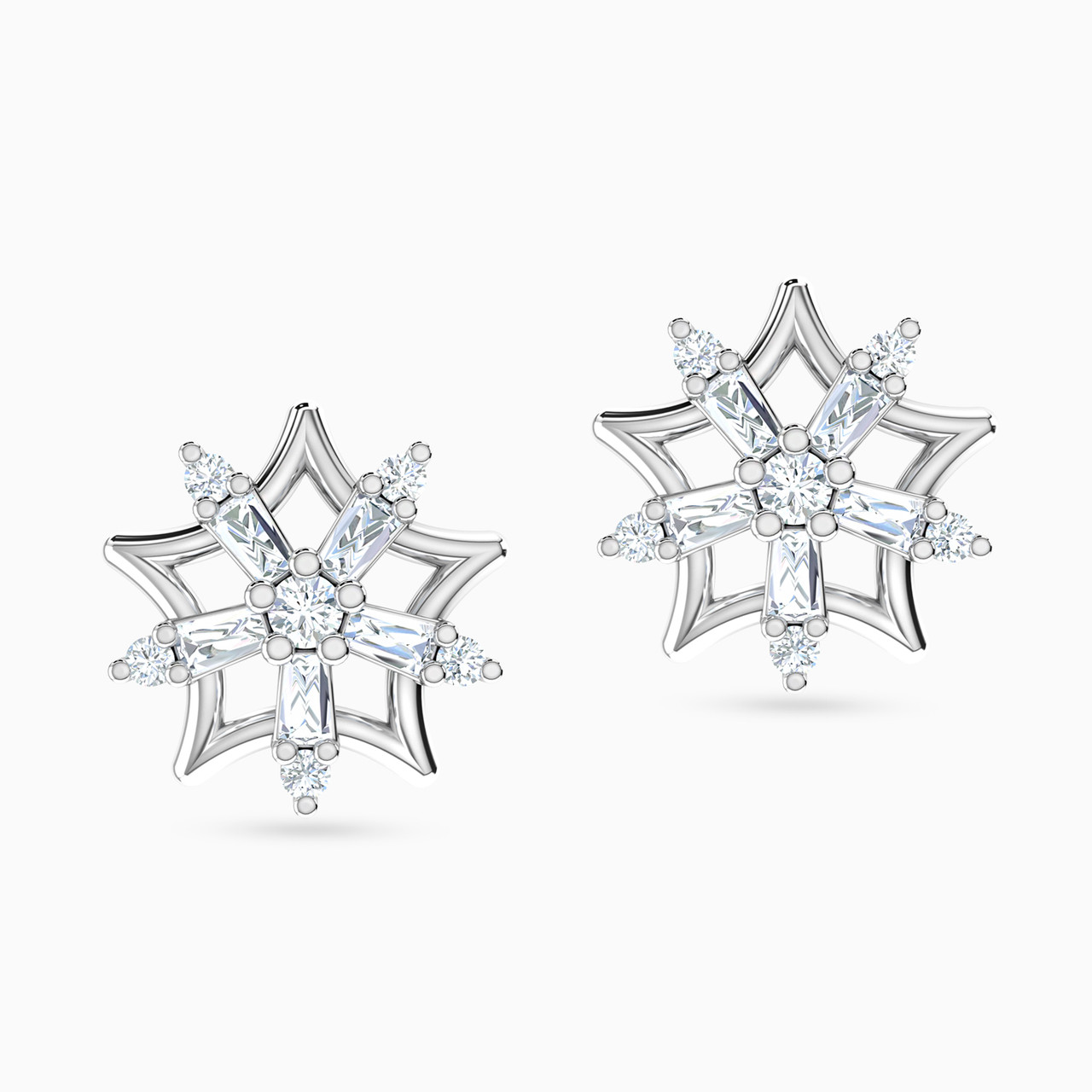 18K Gold Diamond Stud Earrings