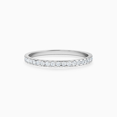 Slim Diamond Eternity Ring in 18K Gold - 144150300581151