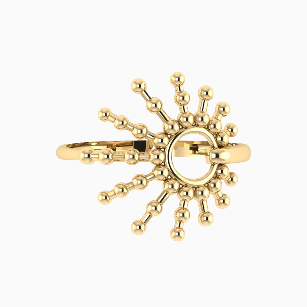 18K Gold Statement Ring