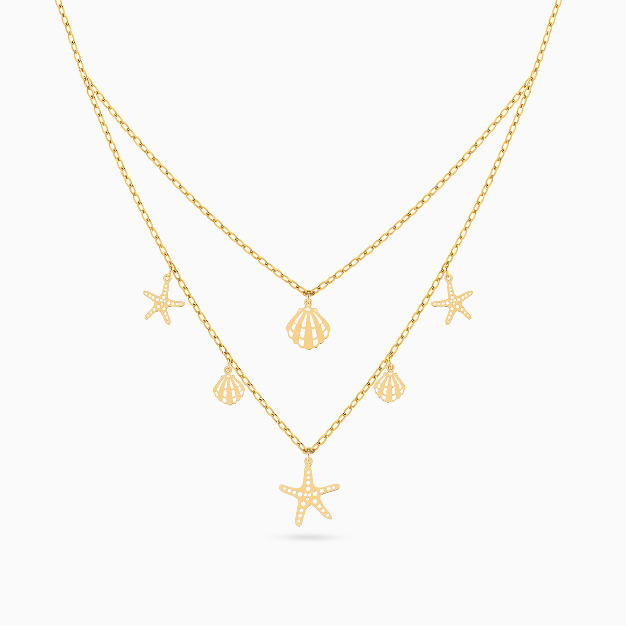 18K Gold Layered Necklace