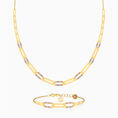 Links Shape Set in 18K Gold (2 Pieces) - 113011400067001