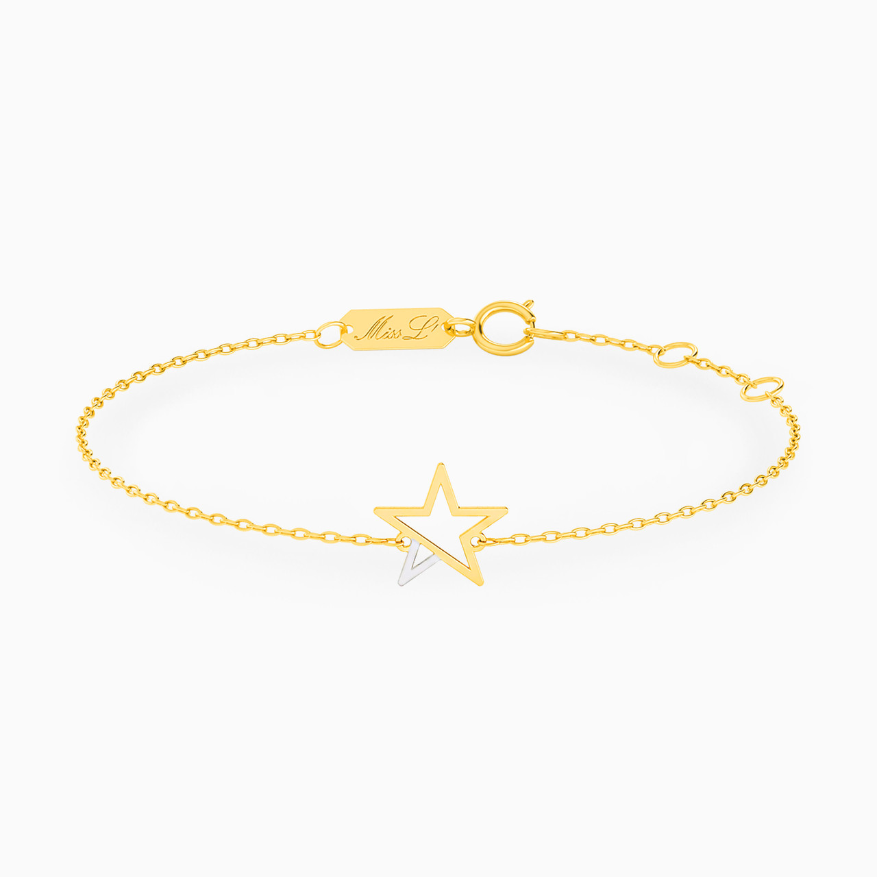 18K Gold Chain Bracelet