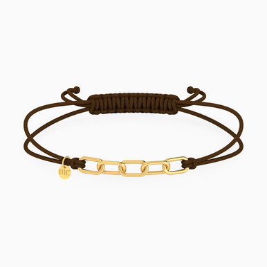 Links Cord Bracelet in 18K Gold - 111101300082271