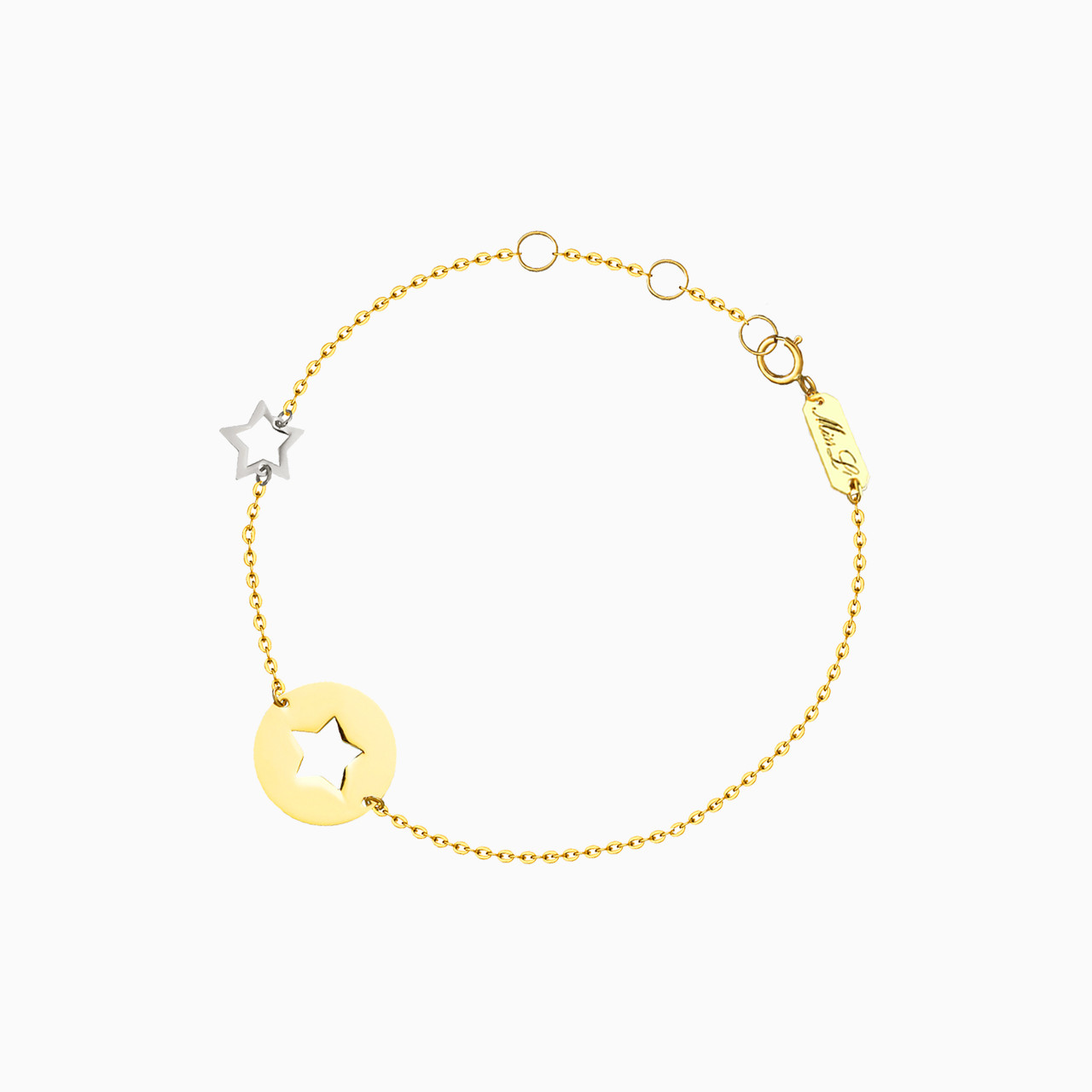 18K Gold Chain Bracelet