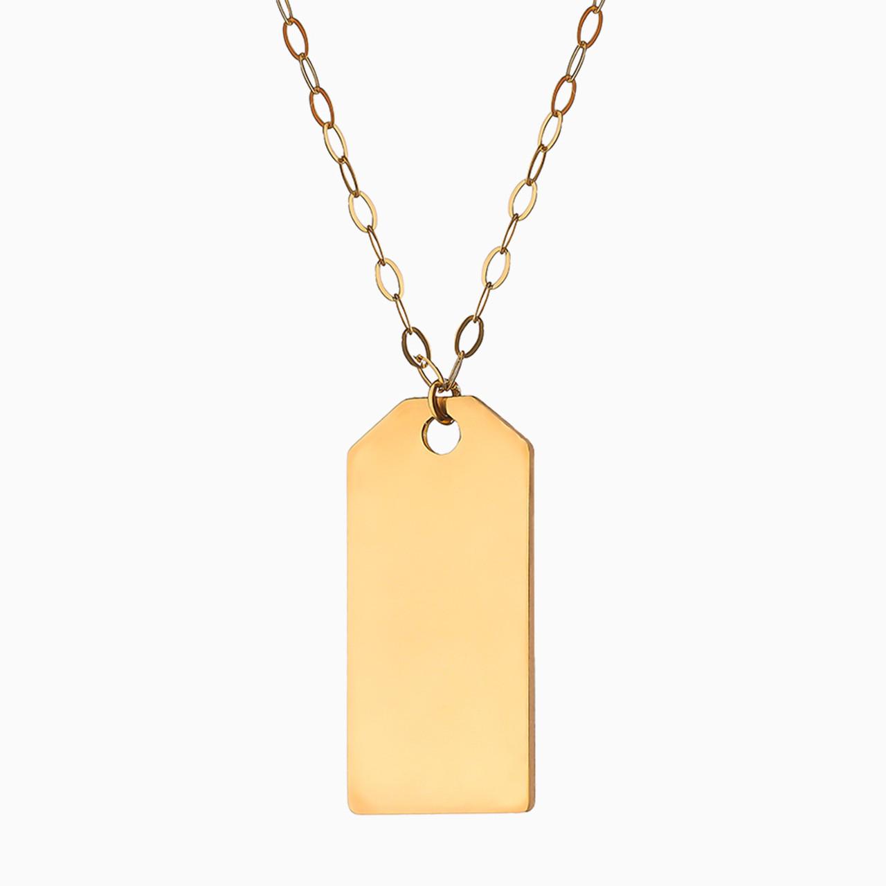 18K Gold Pendant Necklace