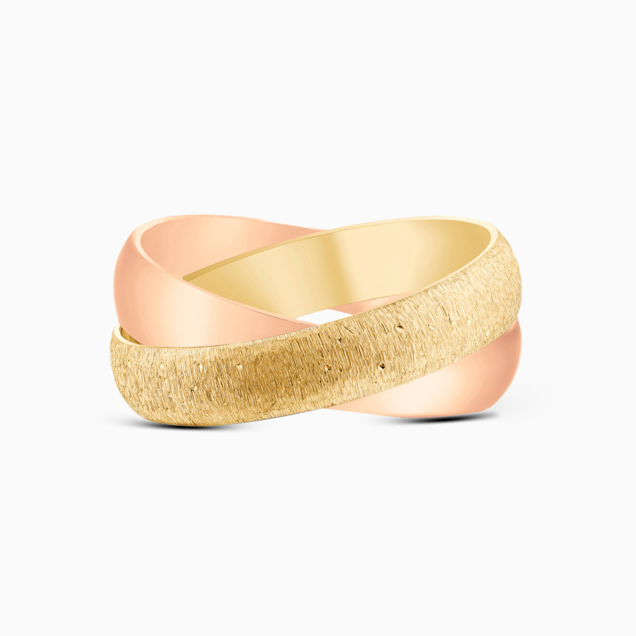 18K Gold Wedding Band -Size 17