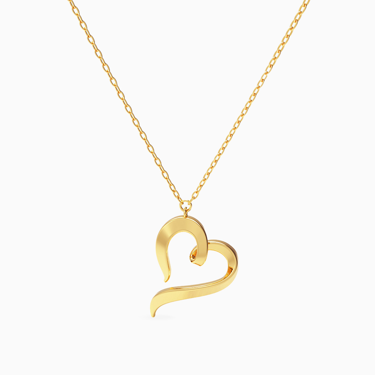 18K Gold Pendant Necklace