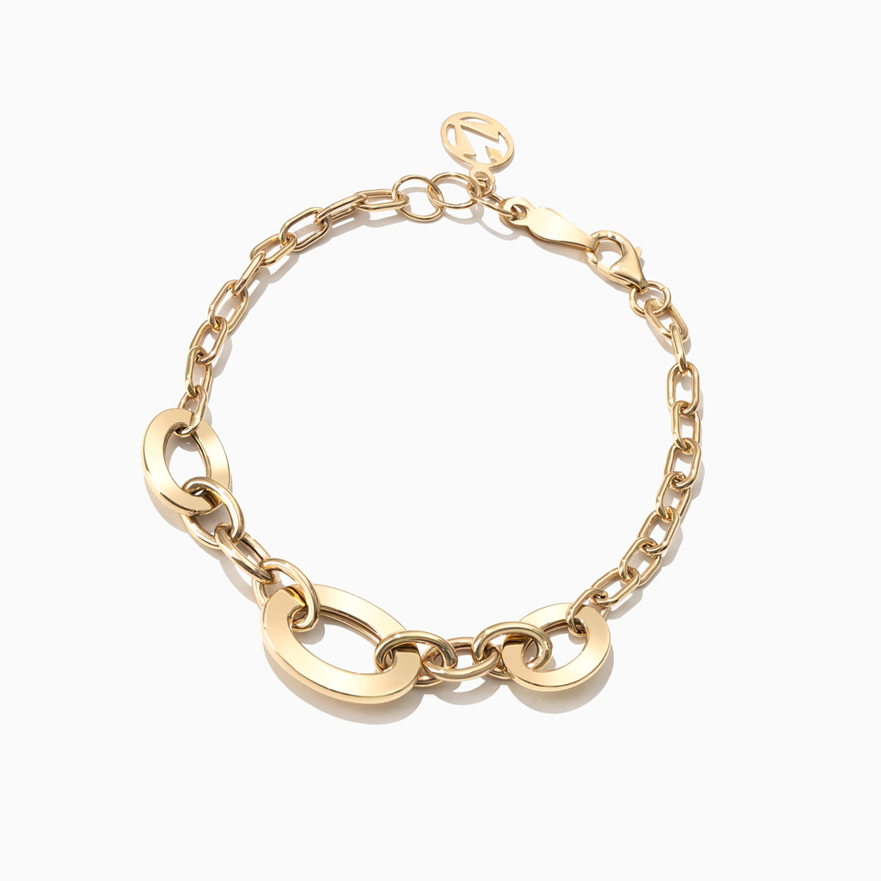 18K Gold Chain Bracelet