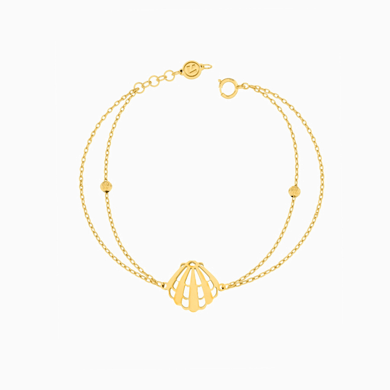 18K Gold Chain Bracelet