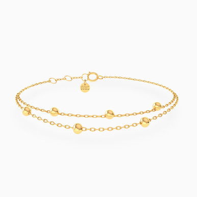 Round Chain Bracelet in 14K Gold - 101100200052180