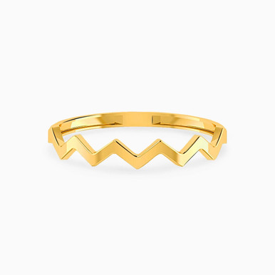 Zigzag Ring in 14K Gold - 101021800322140