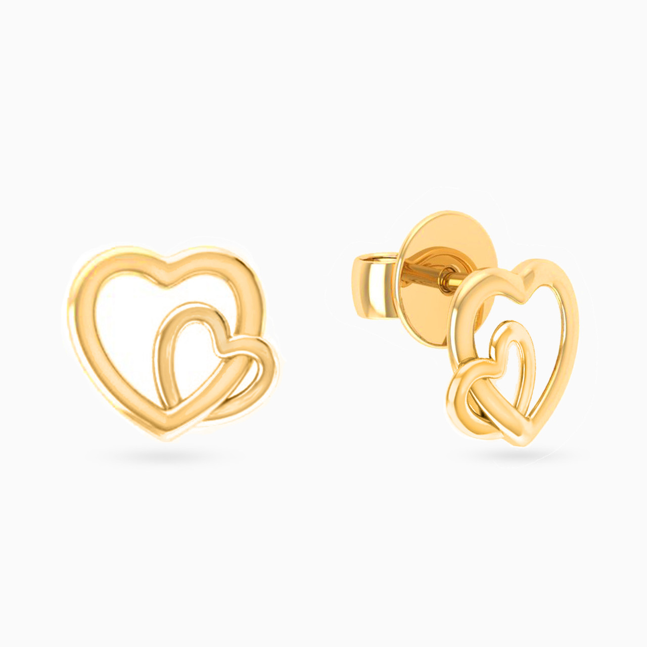 14K Gold Stud Earrings