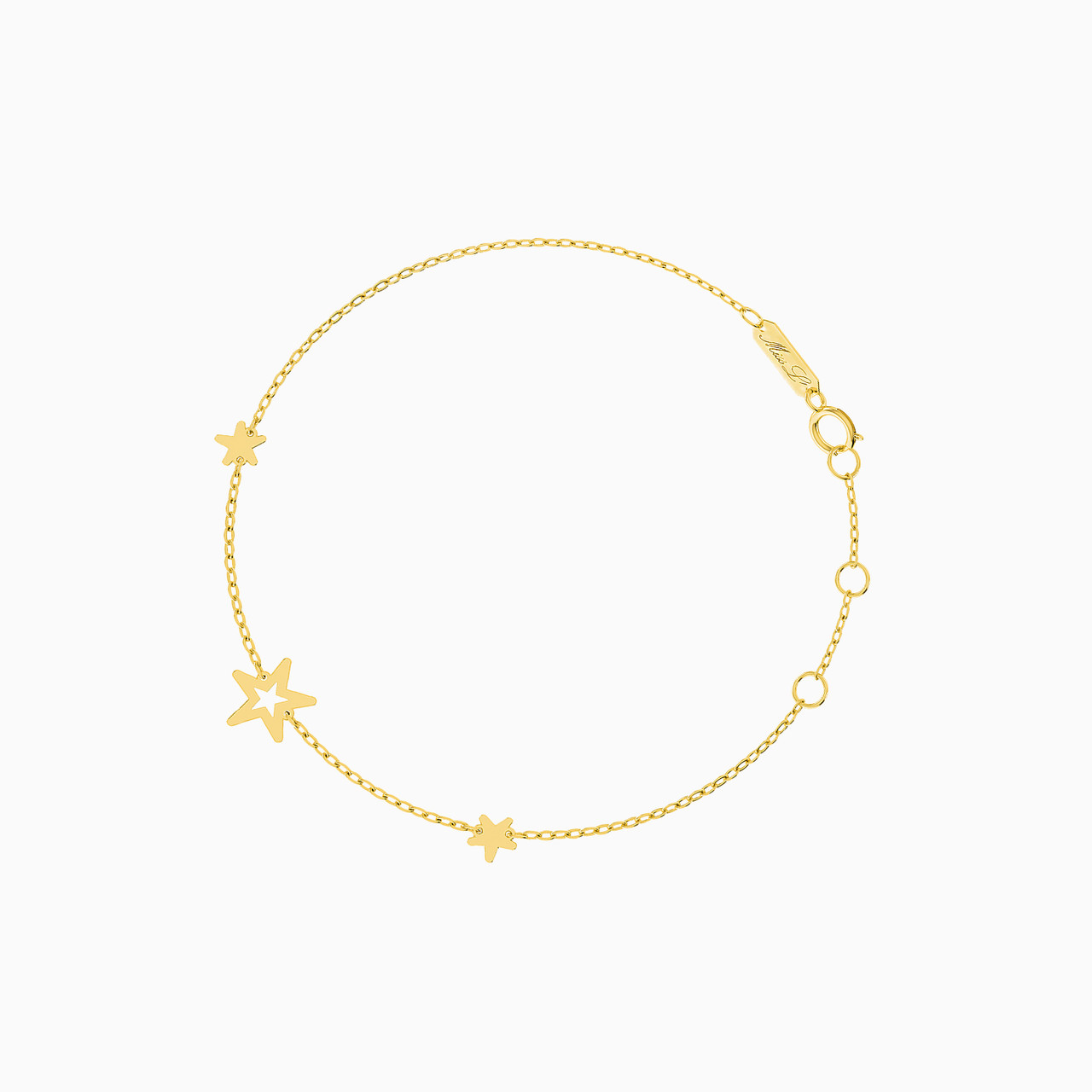 14K Gold Chain Bracelet