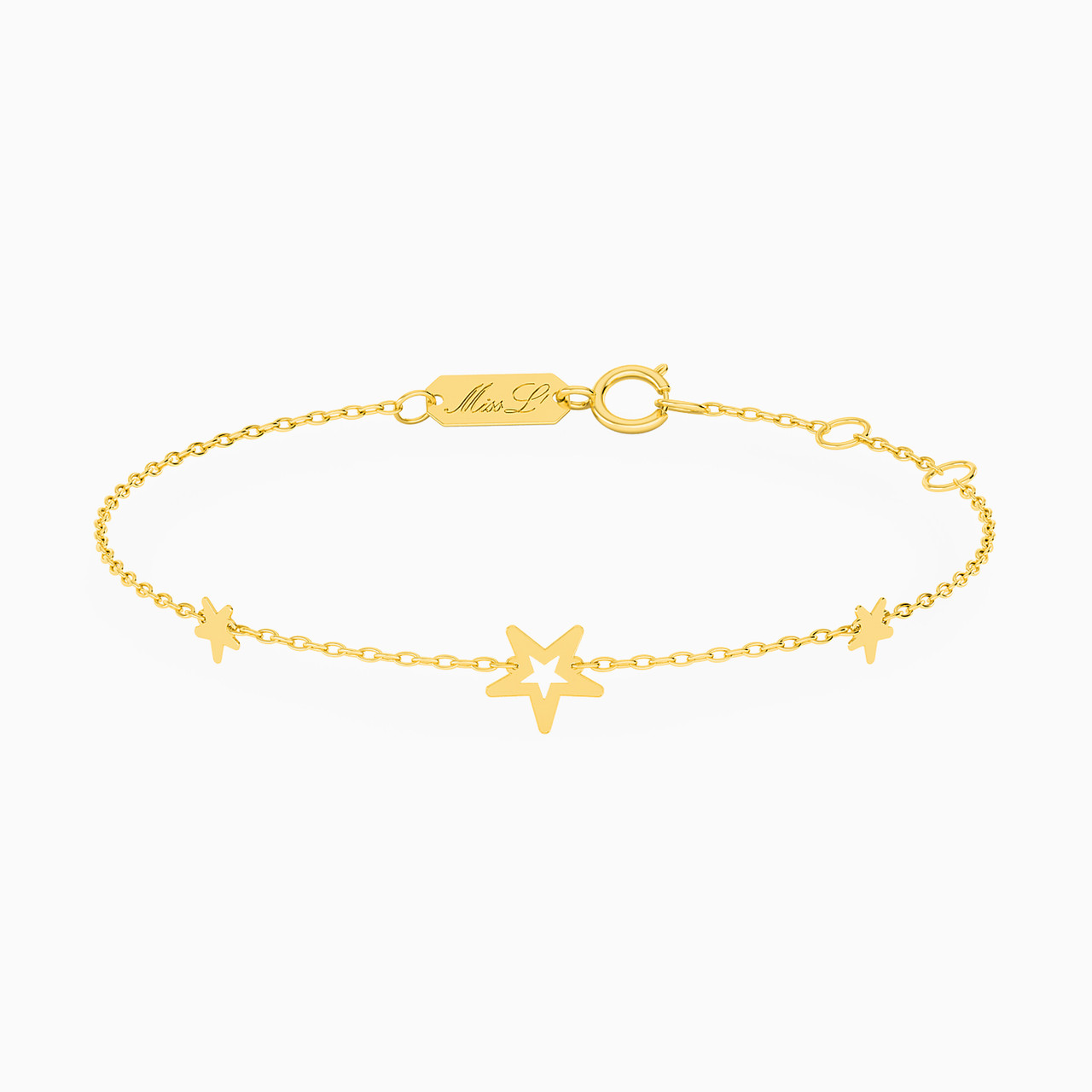 14K Gold Chain Bracelet