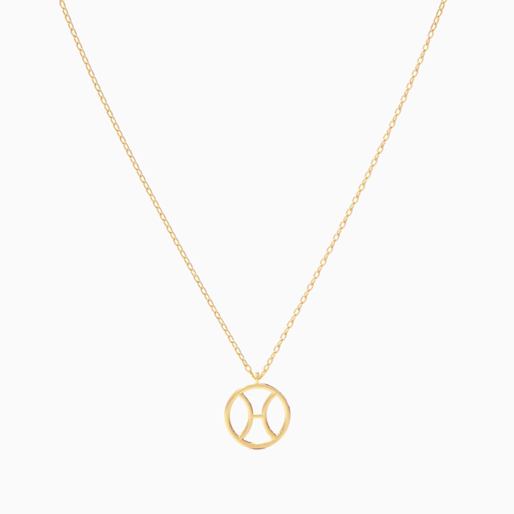 18K Gold Pendant Necklace