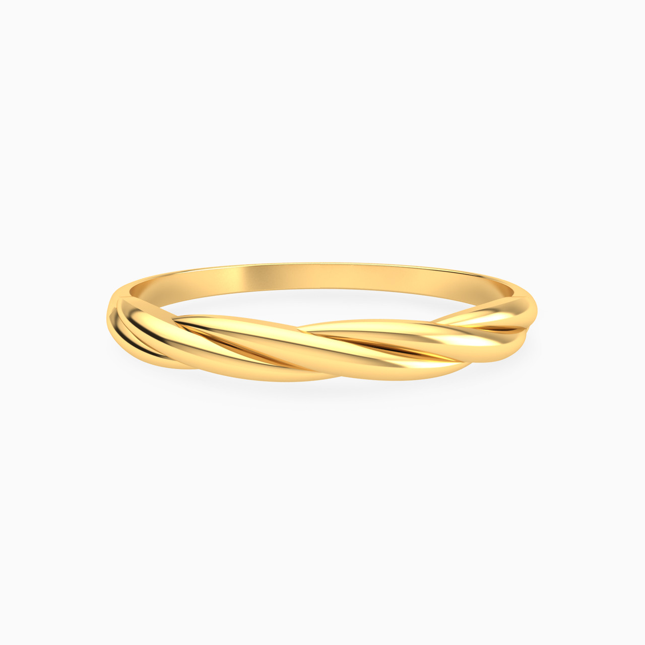 Braided Statement Ring in 14K Gold