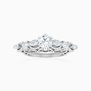 Diamond Solitaire Ring in 18K Gold - 144103300401141