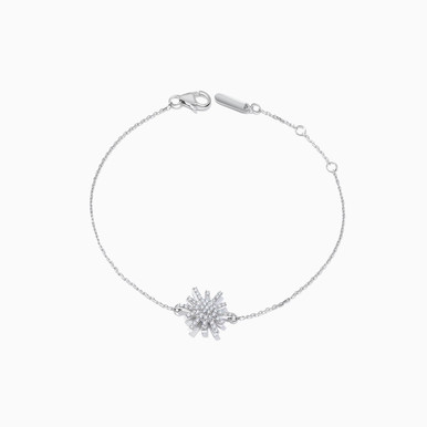 Lab Grown Diamond Chain Bracelet in 18K Gold - 444362200031191
