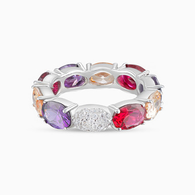 colored stone ring