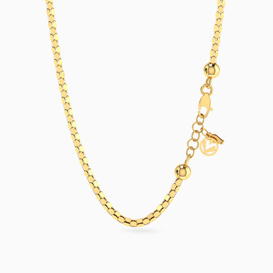 Slender Chain Necklace In 18K Gold - 115051300062400