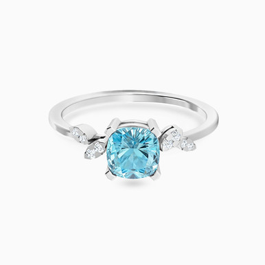 Circle Diamond & Colored Stones Ring in 18K Gold - 144100302721141 Circle Diamond & Colored Stones Ring in 18K Gold - 144100302721141