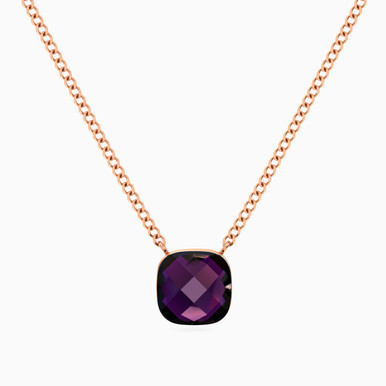 Dark Stone Gold Plated Chain Necklace - 167051800103451 Dark Stone Gold Plated Chain Necklace - 167051800103451